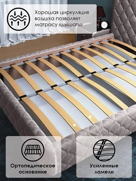 Кровать «Престиж» с подъемным механизмом 160х200 см