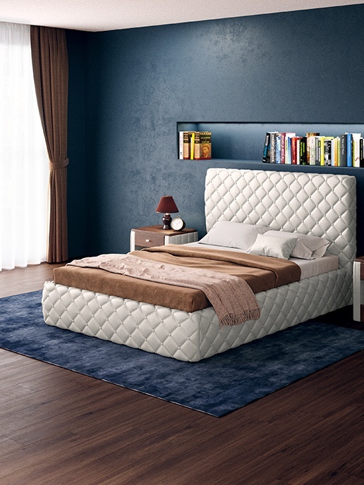 Кровать «Гармония Люкс» с подъемным механизмом 140х200 см