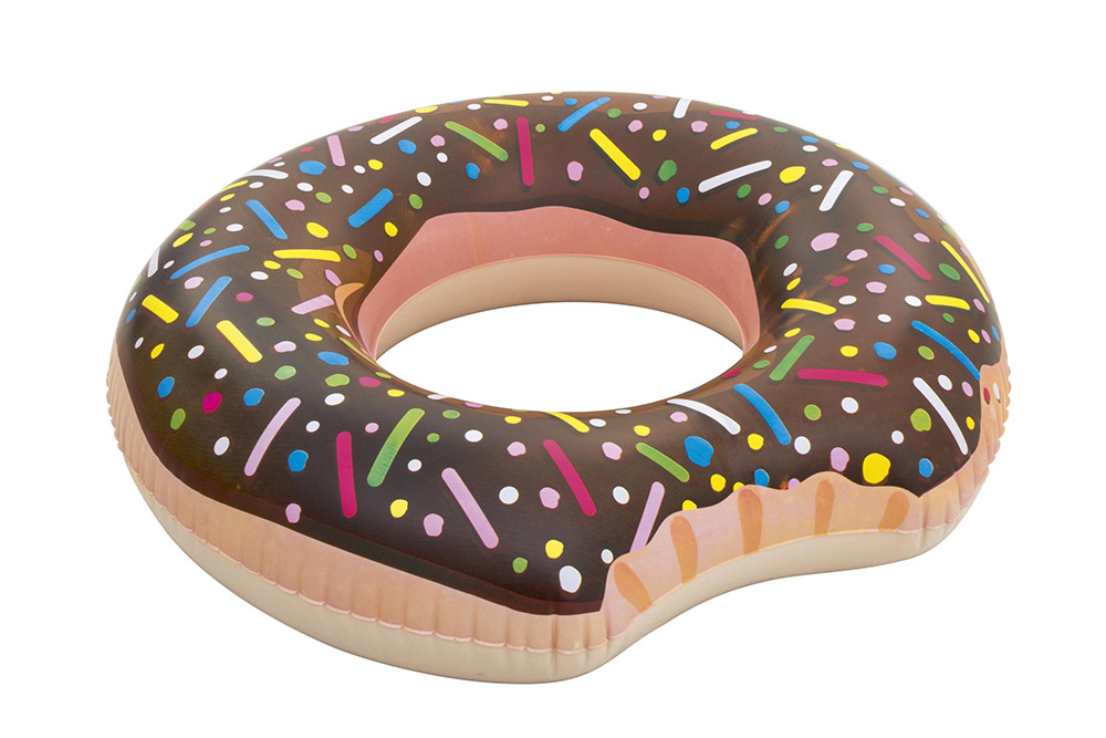 Изображение Круг надувной «Пончик» (коричневый)