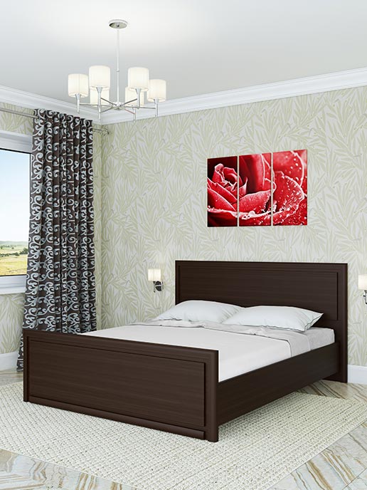 Изображение кровать «кельн» 1600 мод. 2 (венге мария)