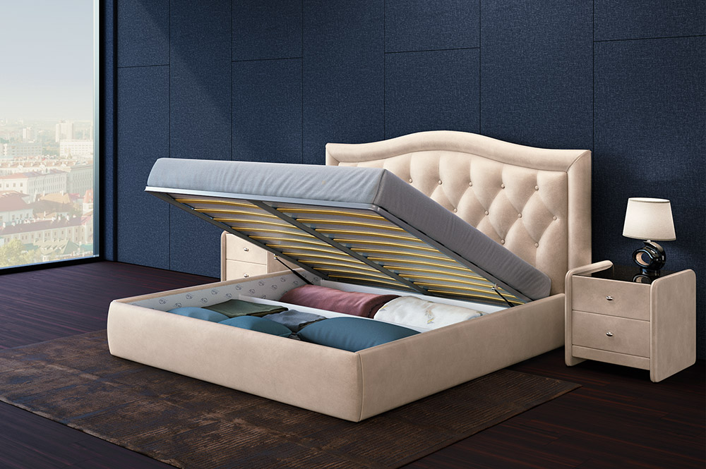 Кровать «Венеция Люкс» 120х200 см с подъемным механизмом