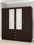 Шкаф с распашными дверями Comfort (1960*580) 4D3S (венге мария)
