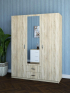 Шкаф с распашными дверями Comfort (1500*580) 3D2S (дуб сонома)